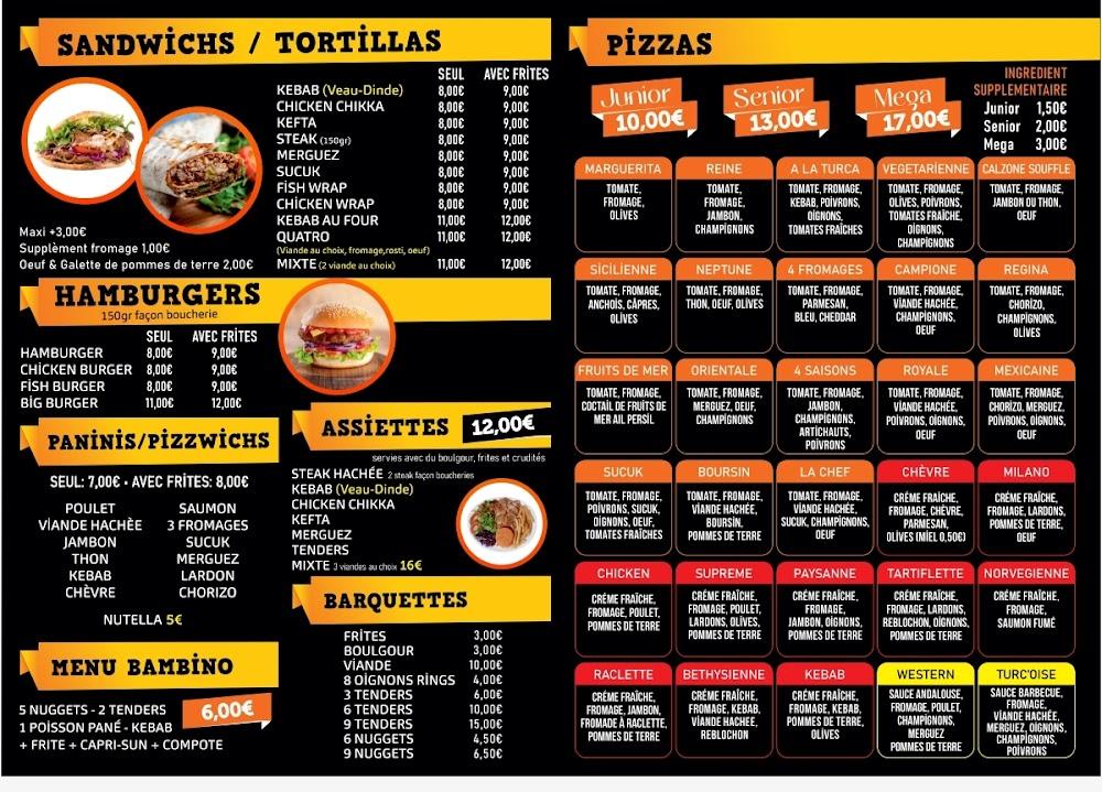 Turc Oise - Menu Image 1